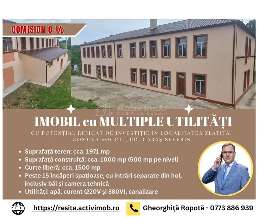 Zlatita Caras Severin Constructie Multipla Comision ZERO Cumparator