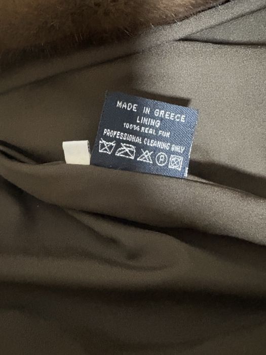 Норковая шуба (Греция) с капюшоном