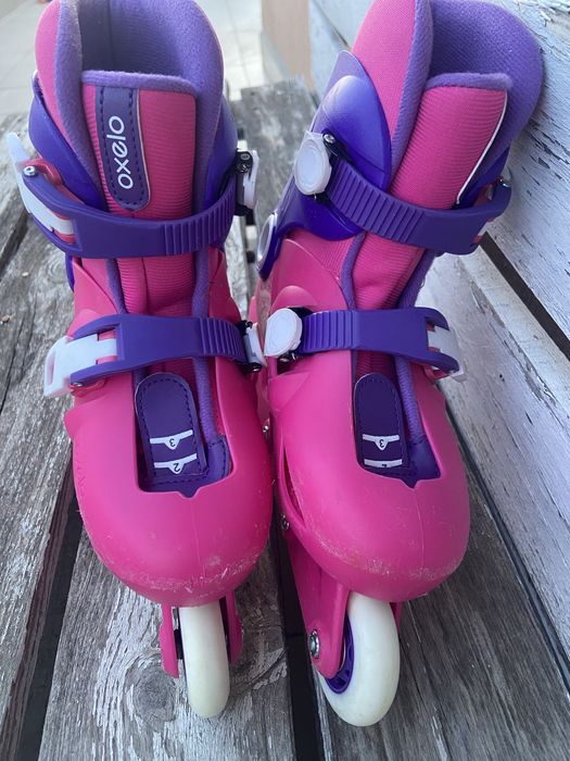 Детски регулируеми ролери oxelo, размер 30 - 32