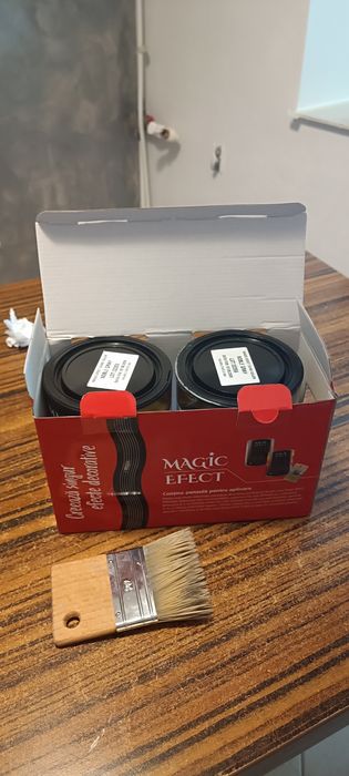 Vopsea decorativa efect de  nisip