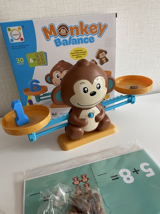 Везна Маймунки, цифри, броим, смятаме