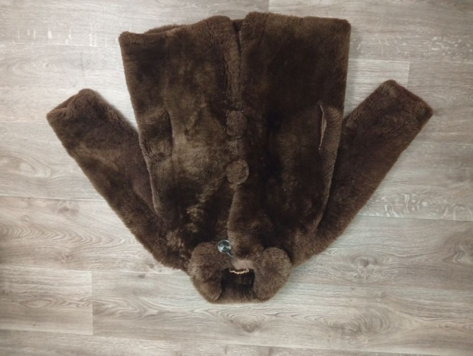 Детская цигейковая шуба