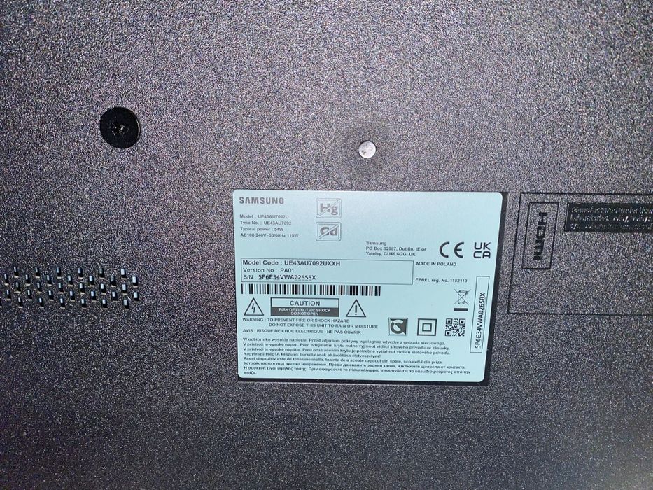 Samsung Crystal UHD 4K  AU7000