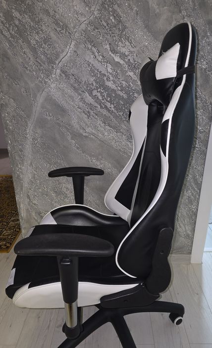 Scaun de gaming alb