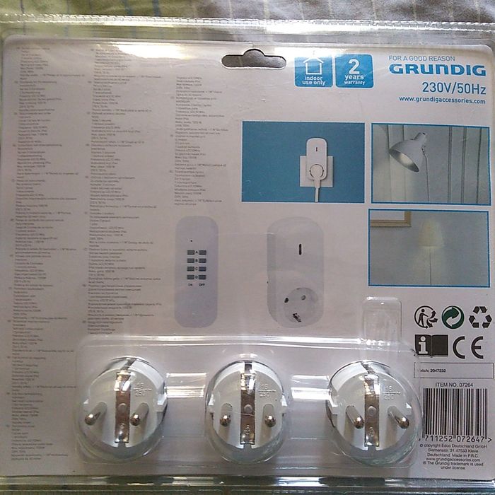 Set de 3 prize cu telecomanda GRUNDIG