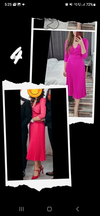 Rochie fucsia Nissa 36