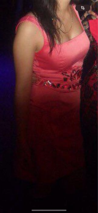 Платье розовое, 42 размер!