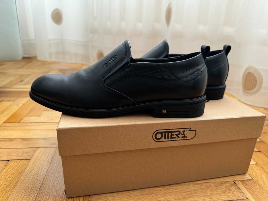 Pantofi Otter pentru barbati, piele naturala, marime 42, NOI