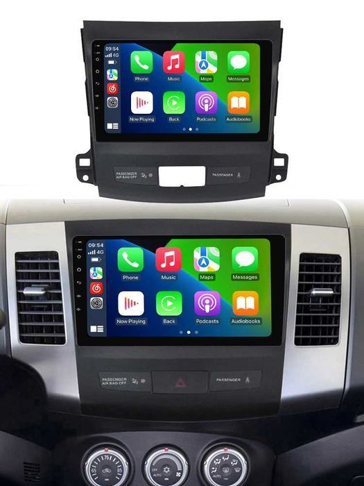 Navigatie Android 14 Mitsubishi Outlander Peugeot 4007 CarPlay CAMERA