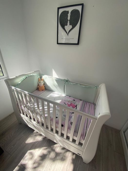 Set Patut si comoda din lemn Tutti Bambini
