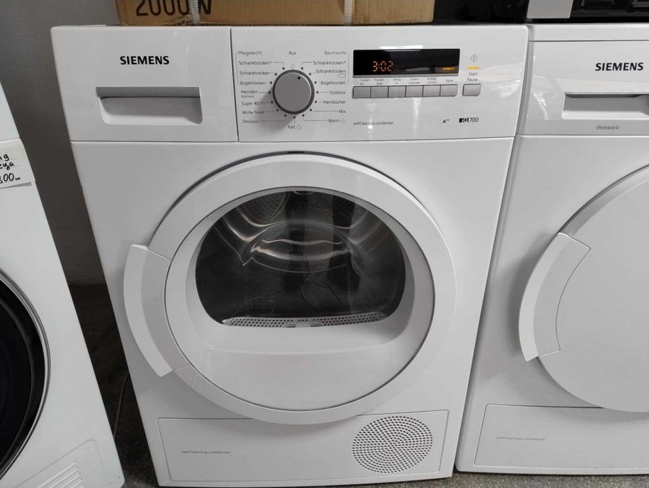 A++ Сушилня с термопомпа Siemens-Сименс 8 кг Self Cleaning Condenser®