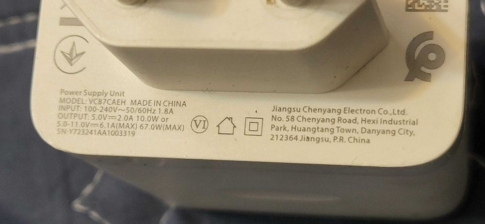 Incarcator 67W  de la5V-11V-6.1A pe usb fuctional