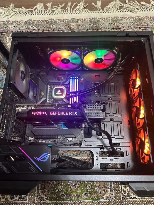 Игровой ПК Asus: i9-10900K • RTX 3060 Ti + BenQ 27" 240Hz + Logitech