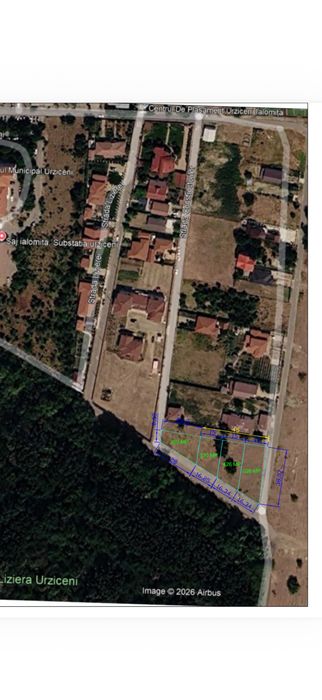 Teren intravilan Urziceni zona liziera