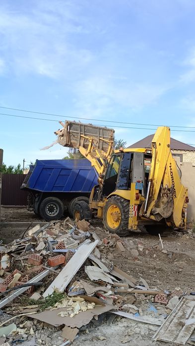 КамАЗ Вывоз мусора строй отхода с рабочими  на КамАЗе 10-15 то