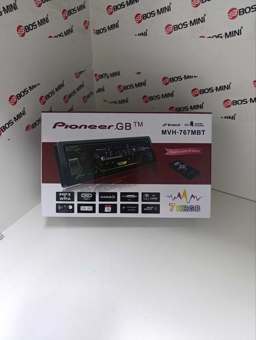 Magnitafon 767 BT Bluetooth Radio,USB, AUX, Rangi o'zgaradi