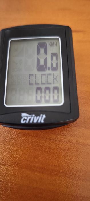 Безжичен велосипеден компютър Crivit – 20+ функции, НОВ