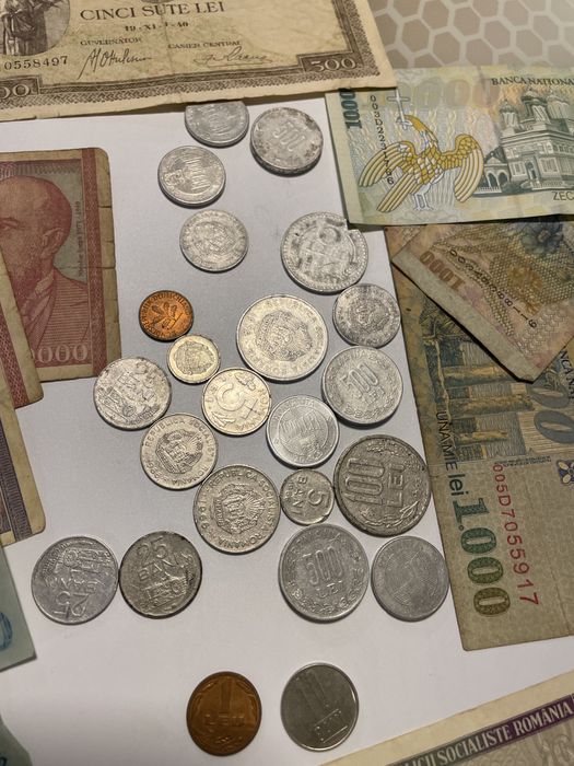 Monede si bancnote vechi