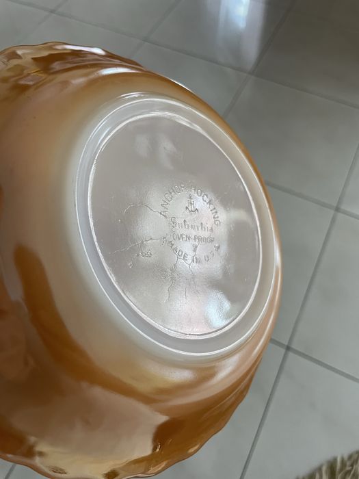 Винтидж сервиз от стъкло на Anchor Hocking