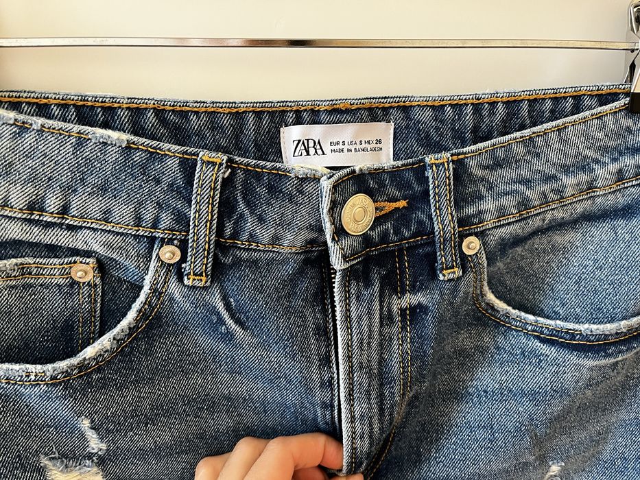 Дънкова къса пола ZARA - размер S