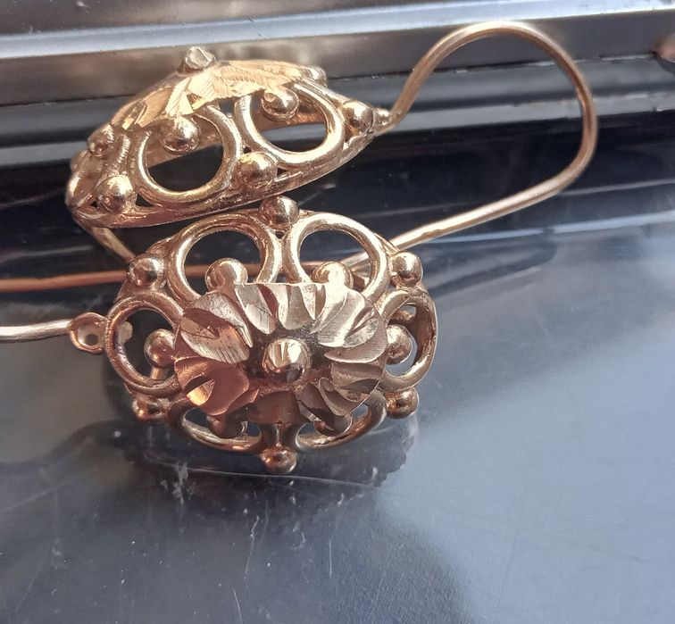Cercei aur 14k model vechi