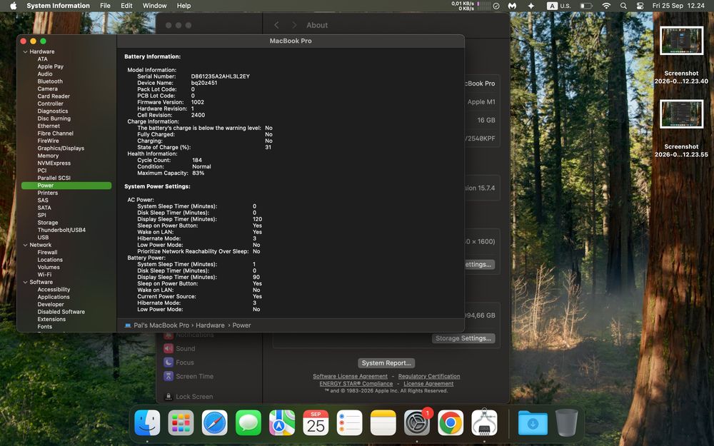 Apple Macbook Pro 13 M1 Touch Bar 1TB 16GB