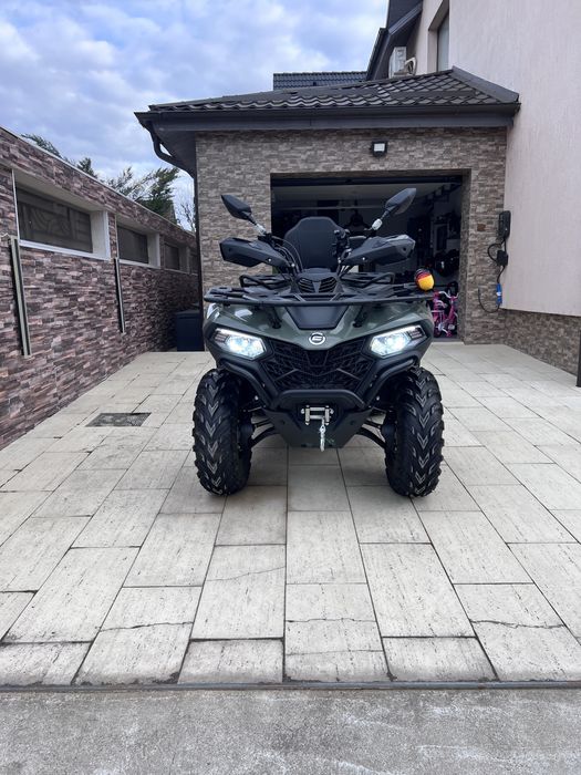 Vand CfMoto Cforce 450L, 300 km, Ca nou + remorca