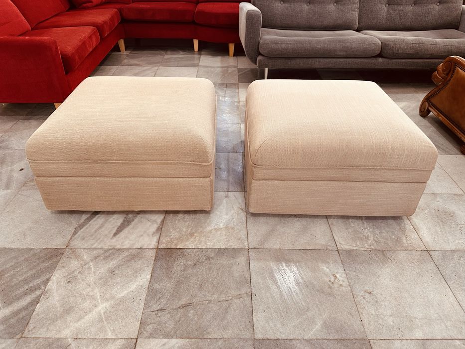 Дизайнерски скандинавски пуфове 80×80 см | Внос от Швеция