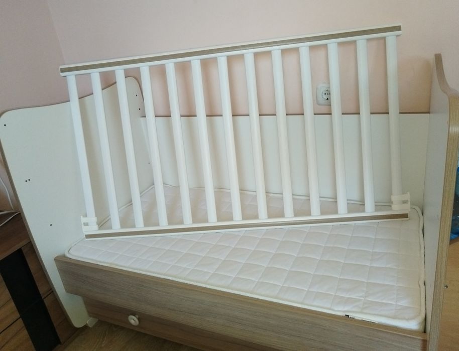 Бебешко легло Lorelli, ПОДАРЪК-двулицев матрак Ted