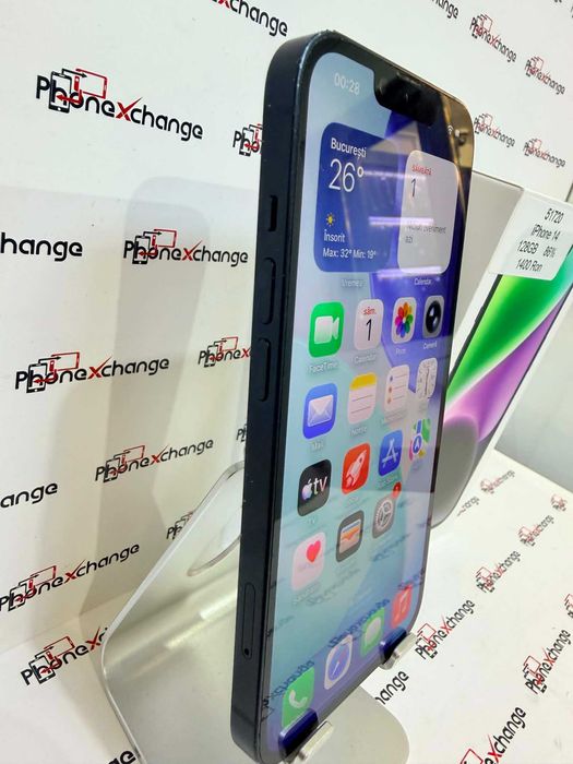 iPhone 14 Midnight Neverlocked 128GB  51720