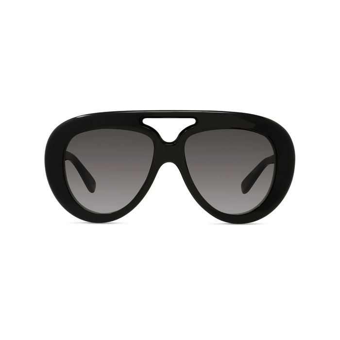 Loewe Curvy LW40144U 01B Black - Men's Sunglasses 55mm