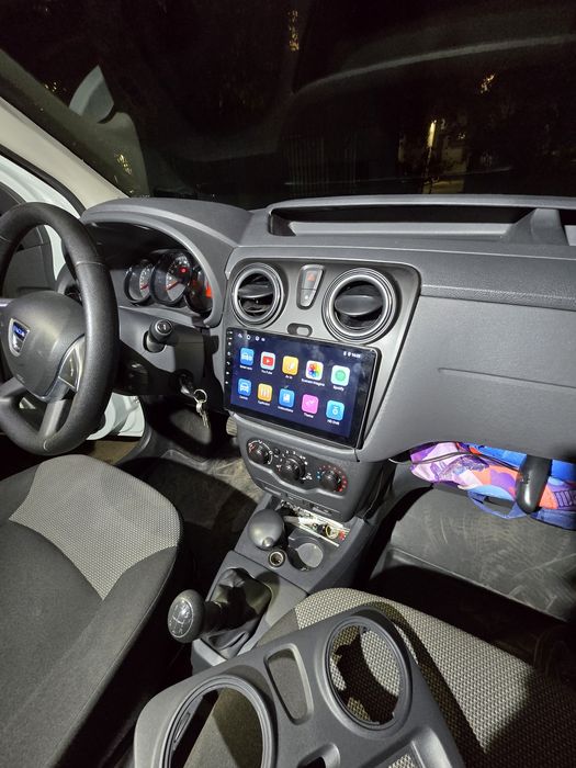 Navigatie Android Dacia Dokker Waze YouTube GPS Carplay BT