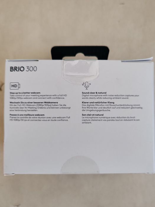 Уеб камера Logitech BRIO -нова неотваряна