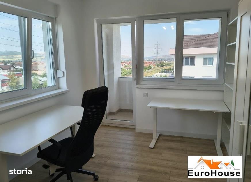 Apartament 3 camere, bloc nou, complet mobilat și utilat, cu parc