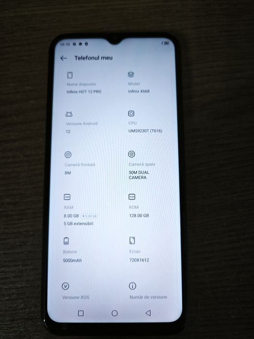 Infinix Hot 12 Pro - impecabil tehnic si estetic