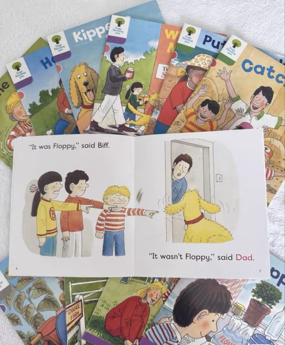Oxford Reading Tree 1–5, старое синее издание + аудио и видео