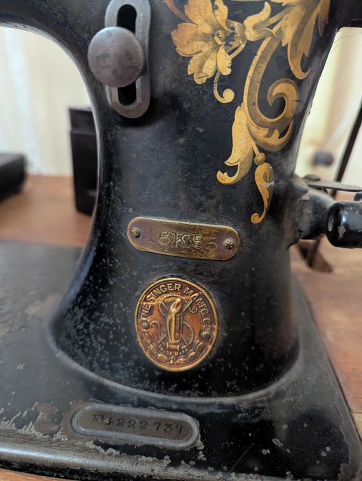 Шевна машина Singer 16K55, ръчна, крачна, запазена