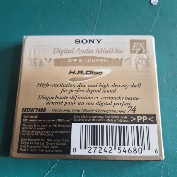 Минидиски (minidisc) SONY ES 74 min