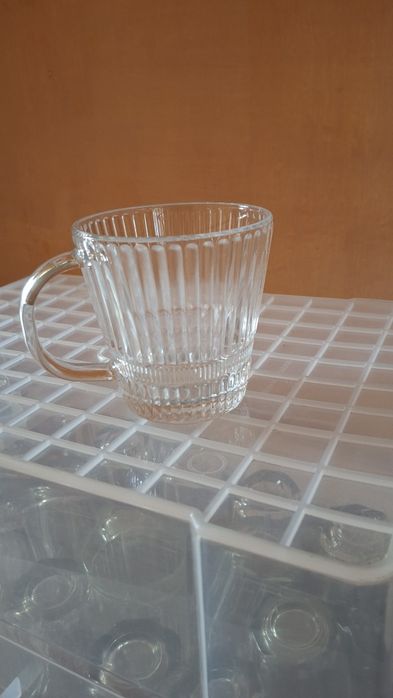 Чашка стеклянная
