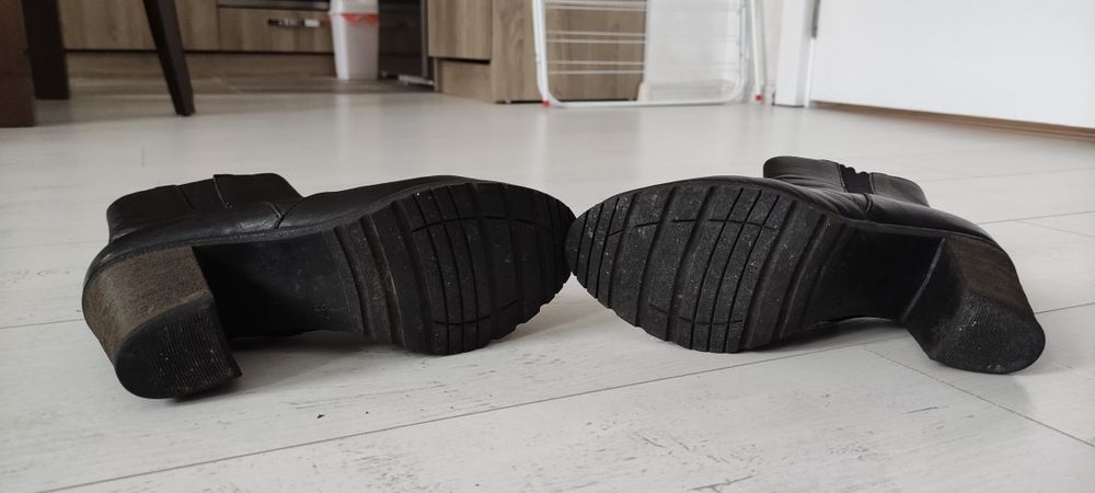 Дамски боти, естествена кожа