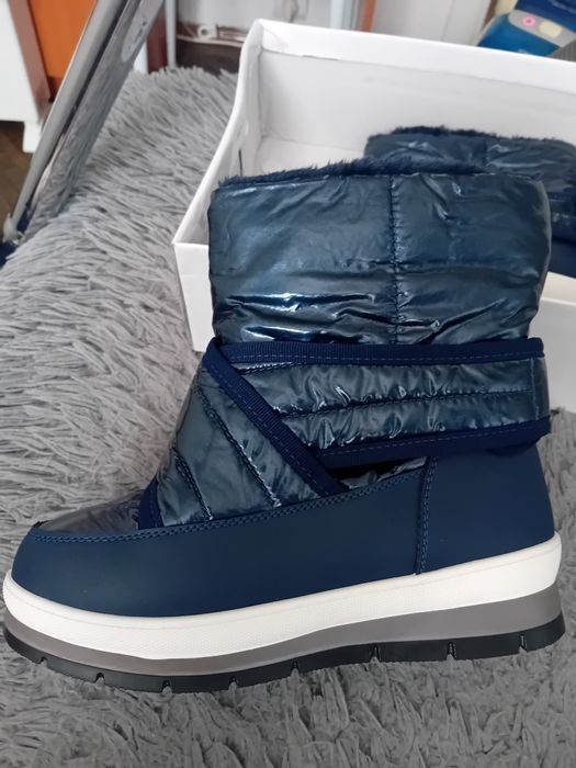 Cizme zăpadă albastru indigo