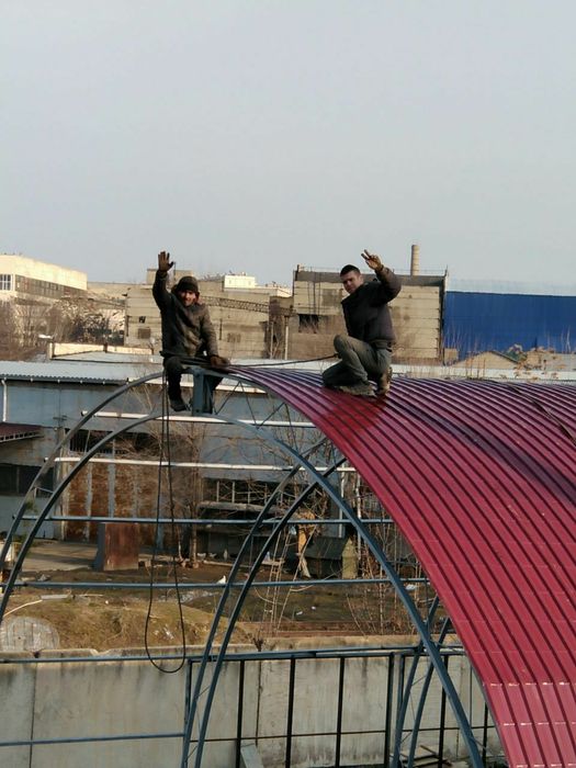 Навес  решетки перила