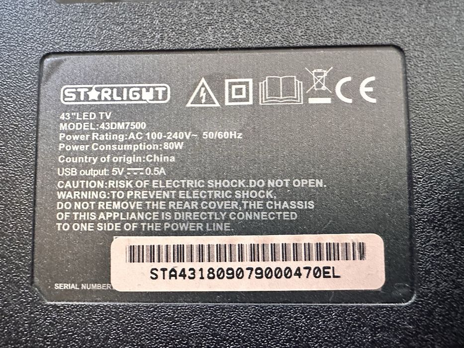 Televizor “Smart” Starlight LED 43” 43DM7500