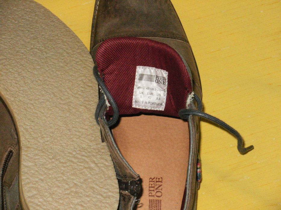 PIER ONE мъжки нови естествена кожа 42/43