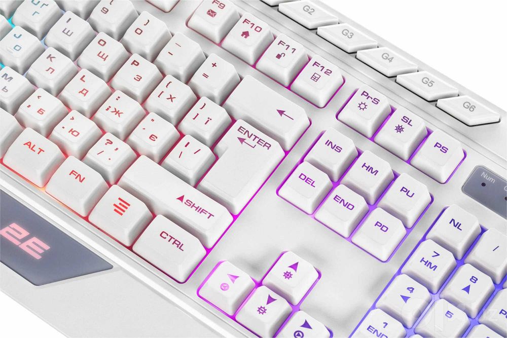 Клавиатура 2E Gaming KG315 White