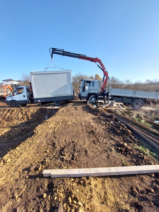 #Transport #camion cu macara #transport basculabil