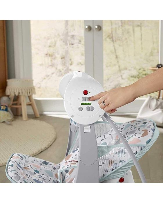 Бебешки шезлонг 2 в 1 Fisher Price - Тропическа гора