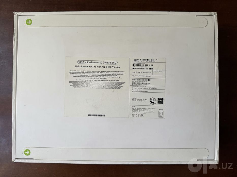 MacBook Pro 14” M3 Pro, 18/512GB, Space Black