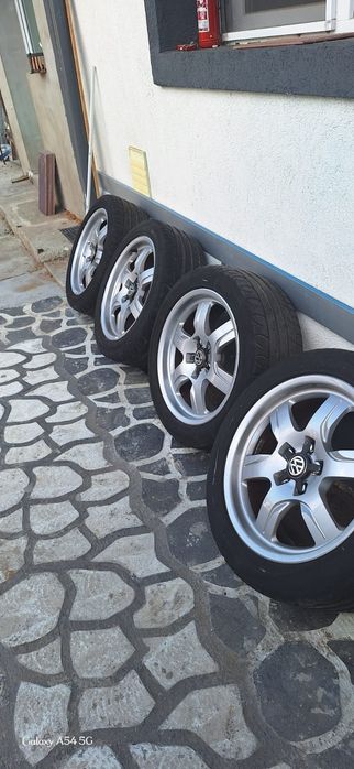 Vând jante+anvelope R 17  5×112