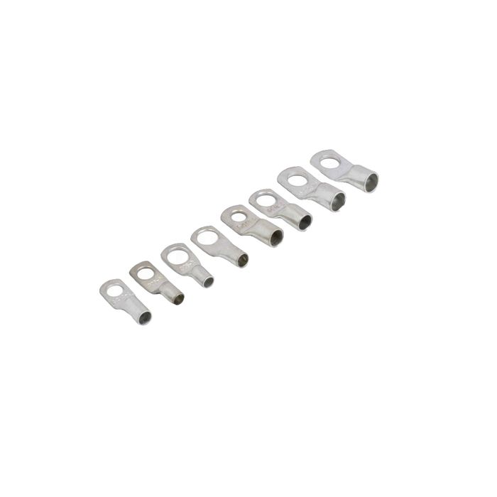 Set papuci electrici neizolati cu gaura, din cupru, 65 piese, Asta